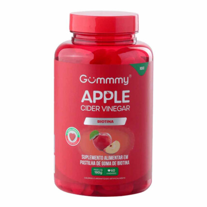 Vinagre De Maça 180g 60 Gomas Gummy