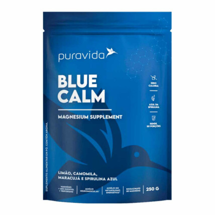 BLUE CALM 250G LIMAO CAMOMILA MARACUJA E SPIRULINA AZUL