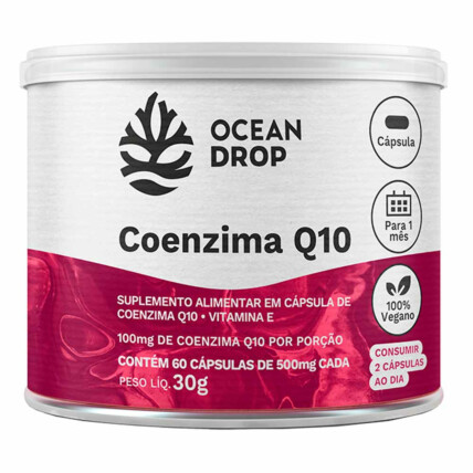 Coenzima Q10 60 Caps 500mg Ocean Drop
