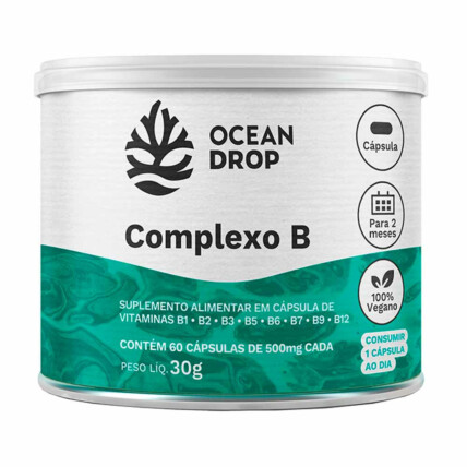 Complexo B 60 Caps 500mg Ocean Drop