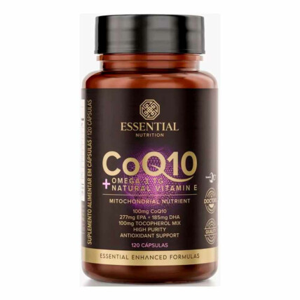 Coq10 Omega 3 TG + Vit E 120 Caps Essential