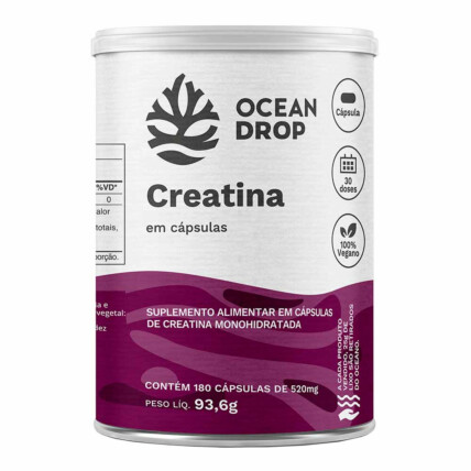 Creatina 180 Caps 520mg Ocean Drop