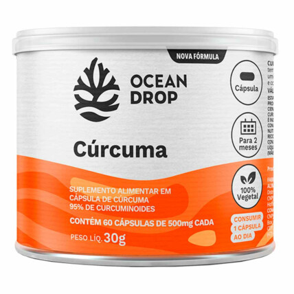 Curcuma 60 Caps 500mg Ocean Drop