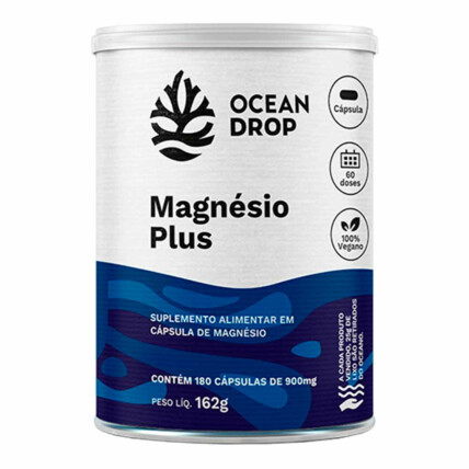 Magnesio Plus 180 Caps 900mg Ocean Drop