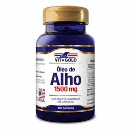 OLEO DE ALHO 1.500G C/100CAPS - VIT GOLD