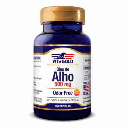 Oleo de Alho Odor Free 100 Caps Vit Gold
