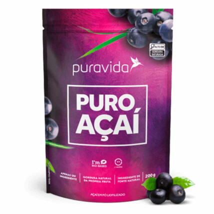 Açai Organico Liofilizado 200g Puravida