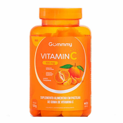 Vitamina C Tangerina 30 Unidades Gummy