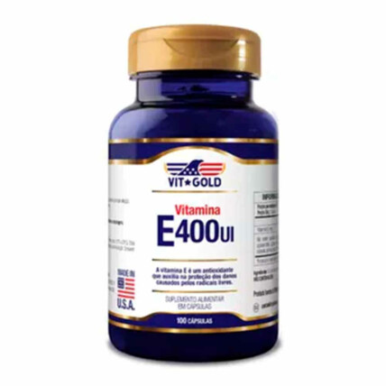 VITAMINA E 400UI C/100 CAPS - VIT GOLD