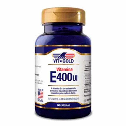 VITAMINA E 400UI C/60 CAPS - VIT GOLD