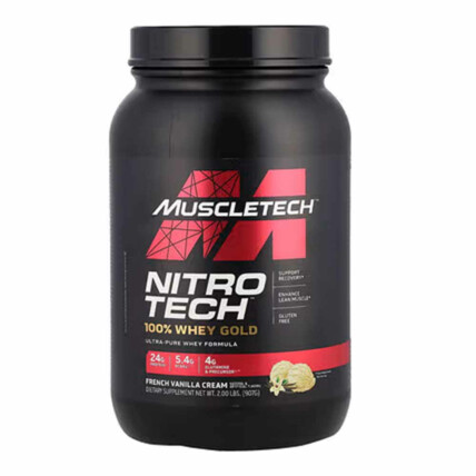WHEY PROTEIN NITRO TECH 907G BAUNILHA -